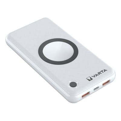 6. Varta 57908 101 111 Power Bank Lithium Polymer (LiPo) 15000 mAh Wireless Charging White