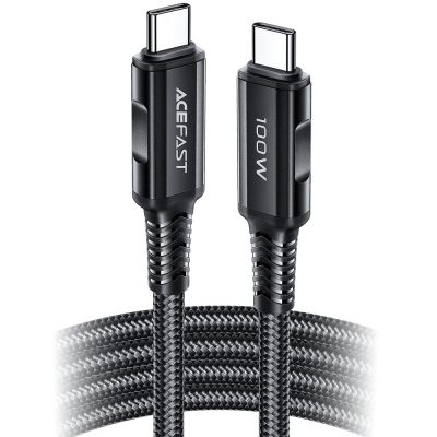 6. Acefast C4-03 Black USB-C - USB-C PD QC cable 100W 5A 480Mb/s 2m - black