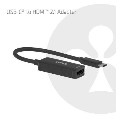 3. CLUB3D CAC-2505 Cable Adapter 0.12m USB Type-C HDMI + USB Black