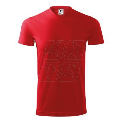 5. Malfini Heavy V-neck M MLI-11107 T-shirt red