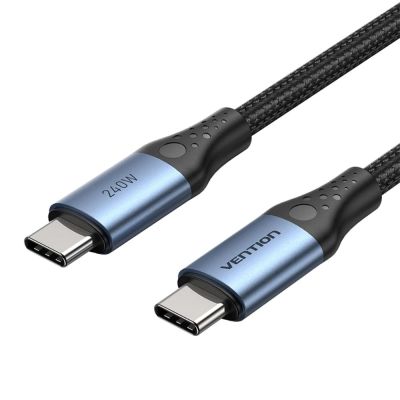 USB-C to USB-C Vention USB 2.0 Cable 5A 240W 1m Black