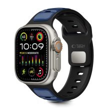 Tech-Protect IconBand Line Strap for Apple Watch 44 / 45 / 46 / 49 mm - Black and Navy Blue