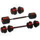 10. ENERO FIT ADJUSTABLE TRAINING DUMBBELLS 2x10KG WITH BARBELL FUNCTION