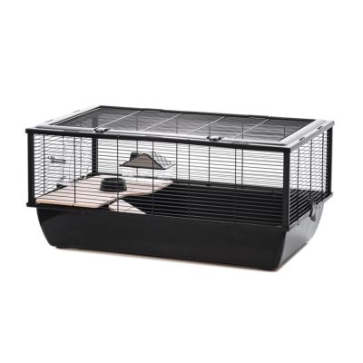 INTER-ZOO Bob + wood black 780x480x360