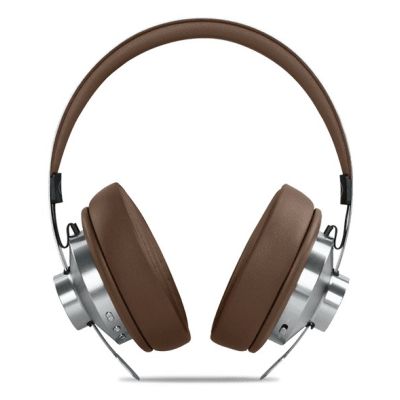 3. Muse M-298 SBR Headphones/Headset Wired & Wireless Headband Bluetooth Calls/Music Brown, Silver