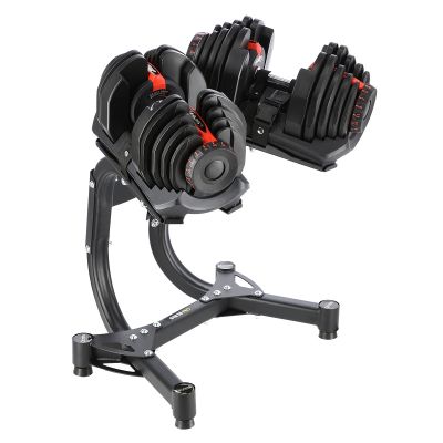 SR80 ADJUSTABLE DUMBBELL SET (2 PCS) + STR10 PRO HMS RACK