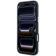 5. Karl Lagerfeld Grained Karl Head Metal MagSafe Case for iPhone 18 Pro Max / 17 Pro Max - Gray