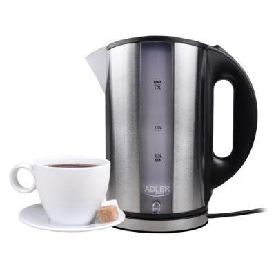 13. Adler AD 1216 electric kettle (2000W 1.8l; silver)