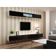 7. TV cabinet VIGO '140' 30/140/40 white/black gloss