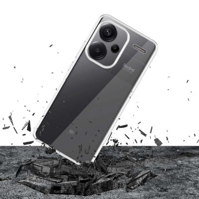 5. 3mk Clear Case for Xiaomi Redmi Note 13 Pro+ - transparent
