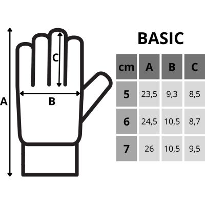 12. ENERO BASIC GOALKEEPER GLOVES SIZE 5