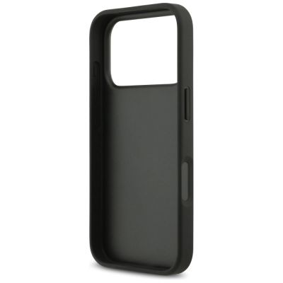 7. Guess Rhinestone Triangle Logo Case for iPhone 17 Pro - Black