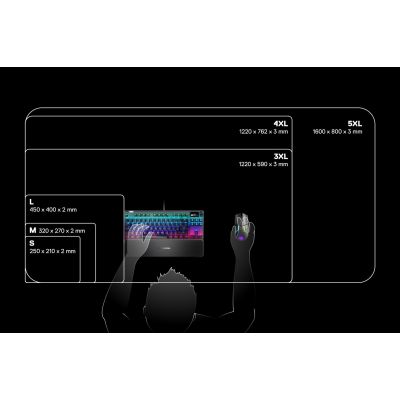 6. Steelseries QcK Gaming Mousepad Black