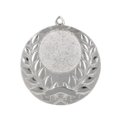 6. Silver general medal with space for a 25 mm emblem - steel medal