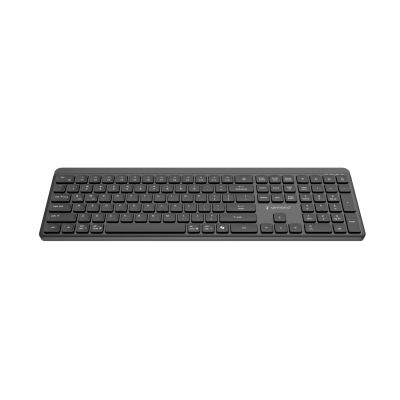 2. GEMBIRD WIRELESS KEYBOARD + MOUSE SET SLIM PRO BUSINESS, DUAL MODE, 2.4 GHZ + BT, US LAYOUT, BLACK