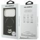 8. Karl Lagerfeld Choupette Pin MagSafe Case for iPhone 17 Pro - Black