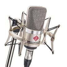Neumann TLM 102 NI Studio Set - Large-diaphragm condenser microphone with shock mount, nickel
