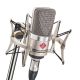 Neumann TLM 102 NI Studio Set - Large-diaphragm condenser microphone with shock mount, nickel