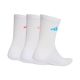 2. adidas Linear Crew Cushioned Sportswear Crew C 3P socks white KC9623