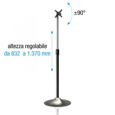 8. Techly ICA-TR10 Sign Holder 68.6 cm (27") Silver