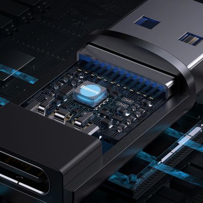 18. Baseus Ingenuity Series Mini USB 3.1 OTG to USB Type C adapter black (ZJJQ000101)