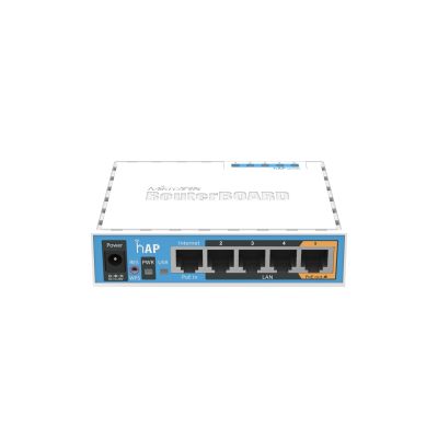 WiFi 4 Mikrotik hAP router (RB951Ui-2nD) 2.4GHz(2x2) 5p