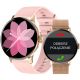 2. GIEWONT Rose Gold Women's Smartwatch GW330-1