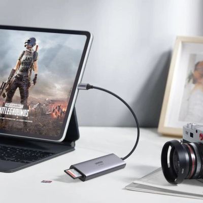 5. Ugreen multi-functional HUB USB Type C - 3x USB 3.2 Gen 1 / HDMI 4K 60Hz / SD and TF card reader gray (60383 CM511)