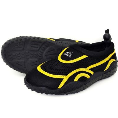 JUNIOR WATER SHOES BLACK/YELLOW XQMAX SIZE 29
