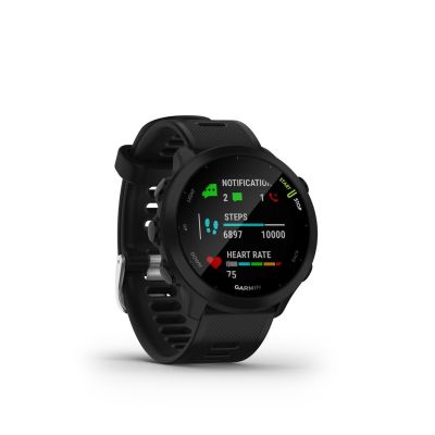 24. Garmin Forerunner 55 Black sports watch