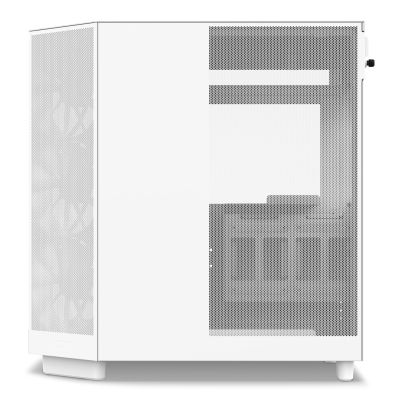 8. NZXT H6 FLOW MIDI TOWER COMPUTER CASE WITH WINDOW WHITE