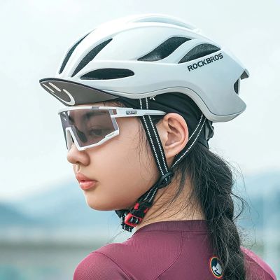 3. Rockbros SP258 ROAD TO SKY Photochromic Cycling Glasses - White