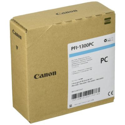 2. Canon PFI-1300 PC - Photo Cyan - Original - Ink Tank - for imagePROGRAF PRO-2000, PRO-4000, PRO-4000S, PRO-6000S