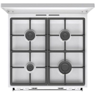 9. GORENJE GKS6C71WF gas-electric cooker 60 cm | AirFry | ExtraSteam | FrozenBake | white