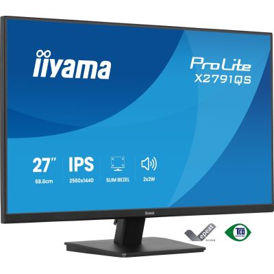 22. iiyama ProLite X2791QS-B1 computer monitor 68.6 cm (27") 2560 x 1440 px Quad HD LED Black