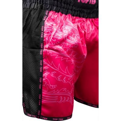 5. TOP TEN “DRAGON” Black and Pink Shorts M