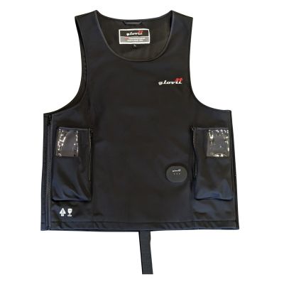 18. GLOVII WATERPROOF, HEATED DIVING VEST, INCLUDING TWO BATTERIES AND GMV2L REMOTE CONTROL