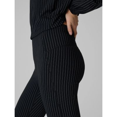 6. Women's striped leggings with flared legs 4F 4FRAW26TTIGF383-20S