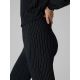 6. Women's striped leggings with flared legs 4F 4FRAW26TTIGF383-20S