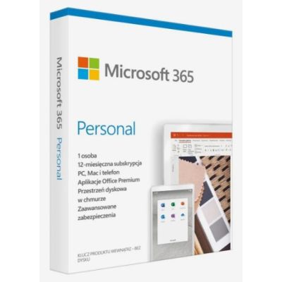 Microsoft 365 Personal PL (1 person; 5 devices; 12 months; physical version; Poland) (EP2-32454)