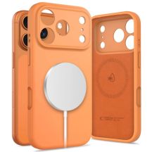 Tech-Protect Silicone MagSafe Case for iPhone 17 Pro Max - Orange