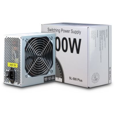 4. Inter-Tech SL-500 Plus Power Supply Module 500 W 20+4 pin ATX Silver