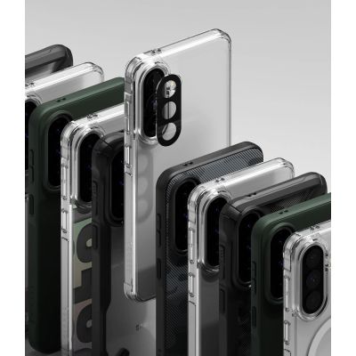 7. Ringke Fusion X Case for Samsung Galaxy A57 5G - Black and Gray