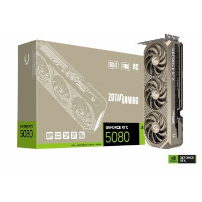 ZOTAC GAMING GeForce RTX 5080 SOLID Core OC 20th Anniversary Edition graphics card