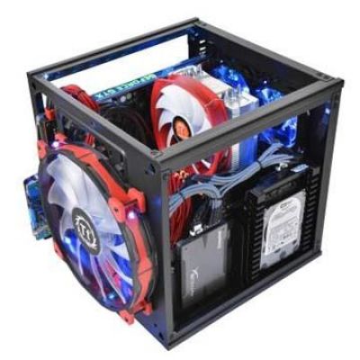 18. Thermaltake Core V1 CA-1B8-00S1WN-00 Case (Mini-ITX; black)