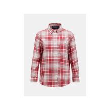 Peak Performance W Cotton Flannel Shirt Red and White Checkered
