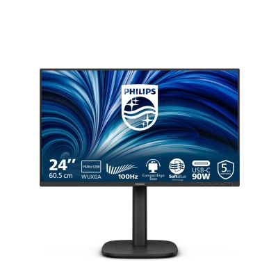 Philips 3000 series 24B2U3301D/00 computer monitor 61.2 cm (24.1") 1920 x 1200 px WUXGA LCD Black