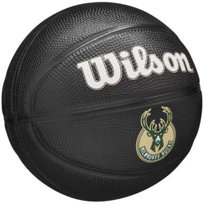 3. Wilson Team Tribute Milwaukee Bucks Mini Ball Basketball WZ4017606XB