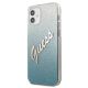 2. Guess GUHCP12SPCUGLSBL iPhone 12 mini 5.4" blue/blue hardcase Glitter Gradient Script