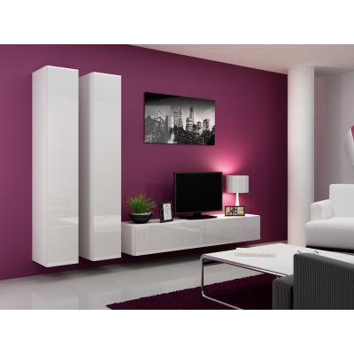 5. VIGO full display cabinet '180' 180/40/30 white/white combination